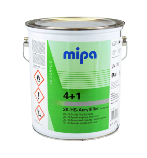 4+1 2K HS FILLER PRIMER GREY 4LT